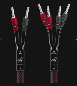 AudioQuest - Rocket 33 gold single Bi-Wire 3m Bananas Lautsprecherkabel