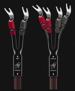 AudioQuest - Rocket 33 silver Full Range 2m Spades Lautsprecherkabel